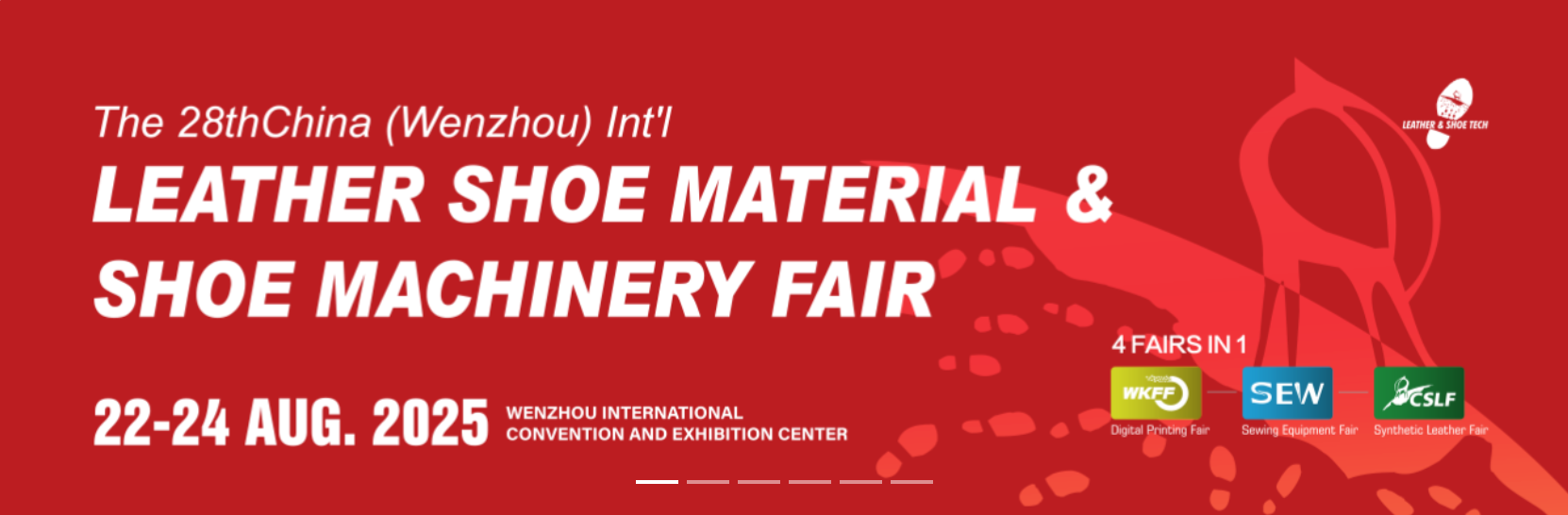 Lidebao kommer att delta i den 28:e China (Wenzhou) Int'l Leather, Shoe Material & Shoe Machinery Fair