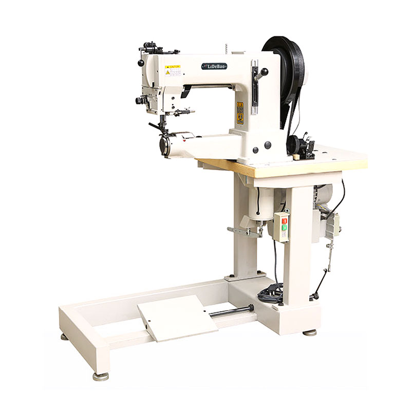 Industriell tunga cylinderarm symaskin sammansatt matning